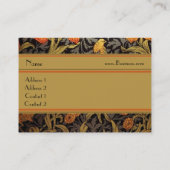 Profielkaart  Print William Morris Visitekaartje (Achterkant)