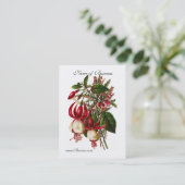 Profielkaart  Rode Bloemen Visitekaartje (Staand voorkant)