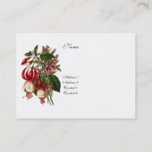 Profielkaart  Rode Bloemen Visitekaartje (Achterkant)