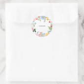 Profielkaart Ronde Sticker (Tas)