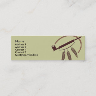 Profielkaart - Sjabloon voor vredestichting Mini Visitekaartje