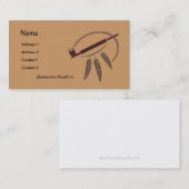 Profielkaart - Sjabloon voor vredestichting Visitekaartje (Voorkant / Achterkant)