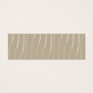 Profielkaart vanilla pud beige mini visitekaartjes