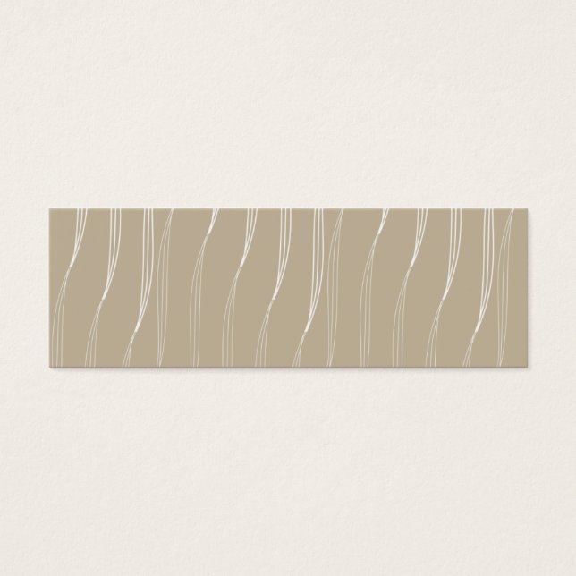 Profielkaart vanilla pud beige mini visitekaartjes (Voorkant)