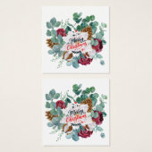 Profielkaart, vierkant formaat profielkaart, 2,5 i vierkante visitekaartjes (Voorkant /achterkant)