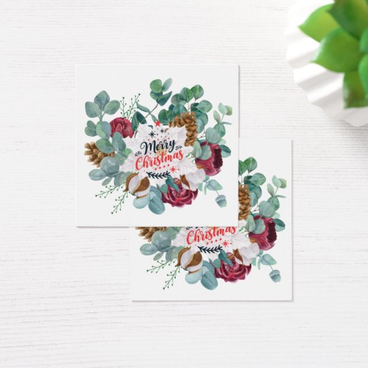 Profielkaart, vierkant formaat profielkaart, 2,5 i vierkante visitekaartjes (Bureau)