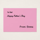 Profielkaart Visitekaartje (Voorkant)