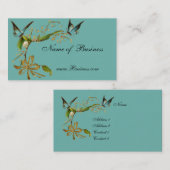 Profielkaart  Vlinders Blauwgroen Visitekaartje (Voorkant / Achterkant)
