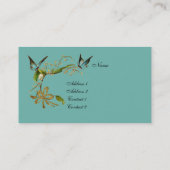 Profielkaart  Vlinders Blauwgroen Visitekaartje (Achterkant)