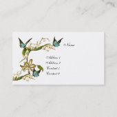 Profielkaart Vlinders Wit Visitekaartje (Achterkant)