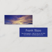 Profielkaart voor Bright wolken Mini Visitekaartje (Voorkant / Achterkant)