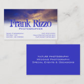 Profielkaart voor Bright wolken Visitekaartje (Voorkant / Achterkant)