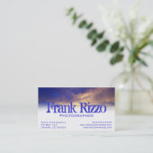 Profielkaart voor Bright wolken Visitekaartje (Staand voorkant)