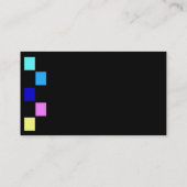 Profielkaart voor kleurkwadraten visitekaartje (Achterkant)