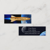 Profielkaart voor raketgeleerden mini visitekaartje (Voorkant / Achterkant)