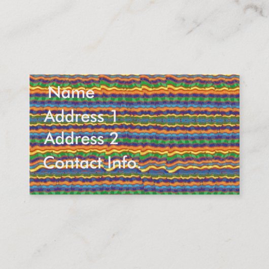 Profielkaart voor slanke vormgeving visitekaartje (Voorkant)