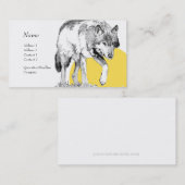 Profielkaart - Wolf Visitekaartje (Voorkant / Achterkant)