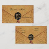 Profielkaart Zakelijk Antiek Envelop Jewel Visitekaartje (Voorkant / Achterkant)