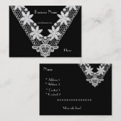 Profielkaart Zakelijk  Kant (003) Visitekaartje (Voorkant / Achterkant)