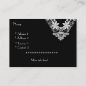 Profielkaart Zakelijk  Kant (003) Visitekaartje (Achterkant)