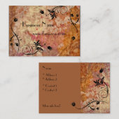 Profielkaart Zakelijk Rustiek Oud Papier (017P006) Visitekaartje (Voorkant / Achterkant)