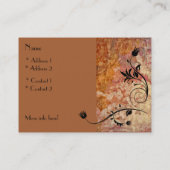 Profielkaart Zakelijk Rustiek Oud Papier (017P006) Visitekaartje (Achterkant)