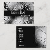 Profielkaart Zwart & Wit Stijl Gebroken (3) Visitekaartje (Voorkant / Achterkant)