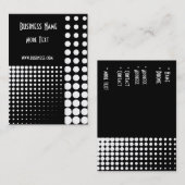 Profielkaart Zwart & Wit Stijl Spot (2) Visitekaartje (Voorkant / Achterkant)