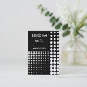 Profielkaart Zwart & Wit Stijl Spot (2) Visitekaartje (Staand voorkant)
