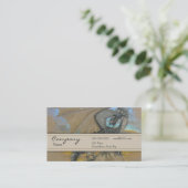 Profielkaart - zwarte draak visitekaartje (Staand voorkant)