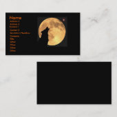 Profielkaarten met weerwolven visitekaartje (Voorkant / Achterkant)