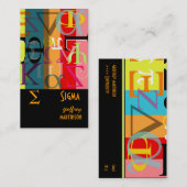 Profielkaarten voor moederschap/soranciënniteit contactkaartje (Voorkant / Achterkant)