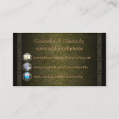 Profielkaarten voor vaste steen visitekaartje (Achterkant)