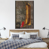Profielschilderij van schip Jersey Canvas Afdruk (Insitu (Slaapkamer))