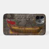 Profielschilderij van schip Jersey Case-Mate iPhone Case (Achterkant (horizontaal))