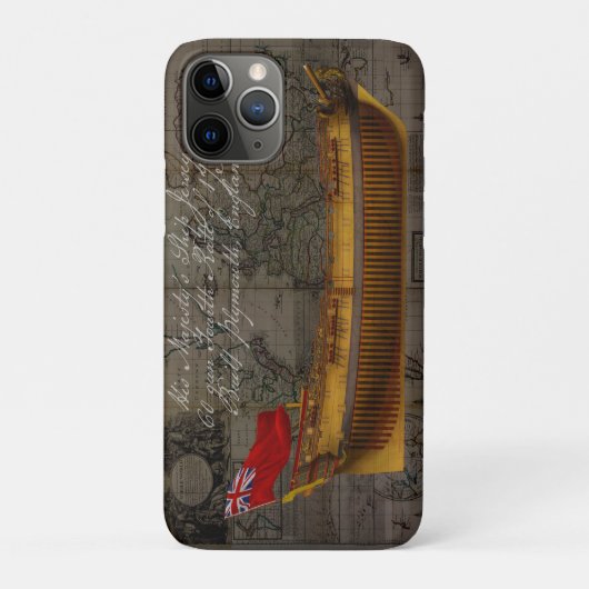 Profielschilderij van schip Jersey Case-Mate iPhone Case (Achterkant)