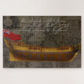 Profielschilderij van schip Jersey Legpuzzel (Horizontaal)