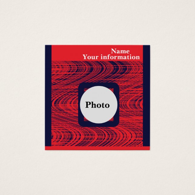 Profile Card Vierkante Visitekaartjes (Voorkant)
