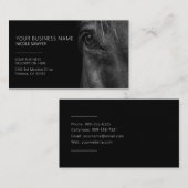 Profile of Horse Personalized Equine Horse Visitekaartje (Voorkant / Achterkant)