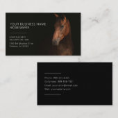 Profile of Horse Personalized Equine Horse Visitekaartje (Voorkant / Achterkant)