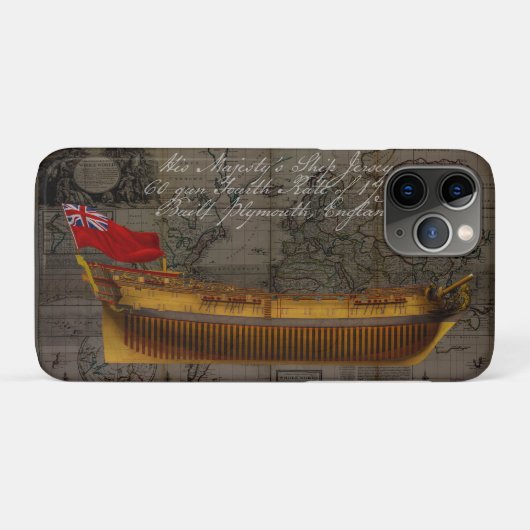 Profile Painting of Ship Jersey Case-Mate iPhone Case (Achterkant (horizontaal))