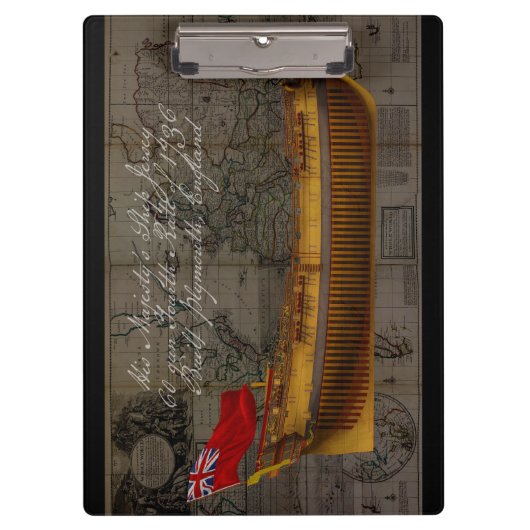 Profile Painting of Ship Jersey Klembord (Voorkant)