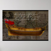 Profile Painting of Ship Jersey Poster (Voorkant)