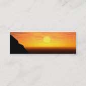 Profilecard: Sunset/Sunrise Mini Visitekaartje (Achterkant)