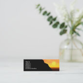 Profilecard: Sunset/Sunrise Mini Visitekaartje (Staand voorkant)