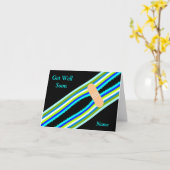 Profiteer goed van de aangepaste naam heldere stre kaart (Gele Bloem)