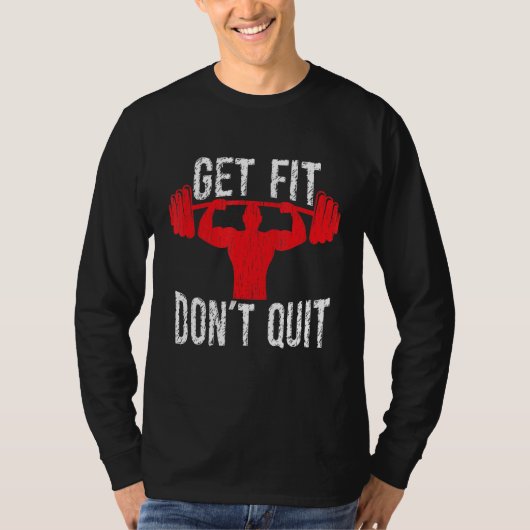 Profiteer niet van de gym t-shirt (Voorkant)
