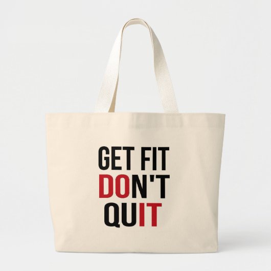 Profiteer niet van het beste - DOE HET Grote Tote Bag (Voorkant)