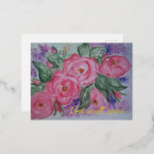 Profiteer snel van de waterverf van de kaart voor (Voorkant / Achterkant)