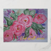 Profiteer snel van de waterverf van de kaart voor (Voorkant)